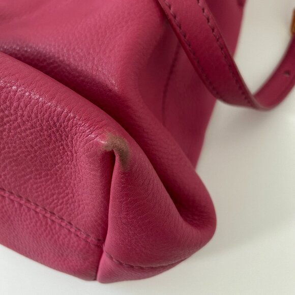 Authentic Prada Large Leather Tote Bag with Strap - Picture 7 of 14